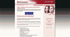 Desktop Screenshot of levinsonfamilylaw.com