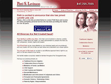 Tablet Screenshot of levinsonfamilylaw.com